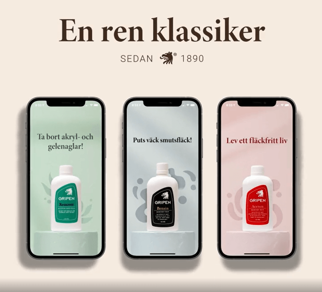 Gripen – ett av Sveriges äldsta varumärken i ny tappning